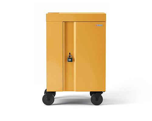 Bretford Cube Cart Mini Portable Device Management Cart Orange