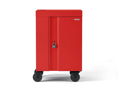 Bretford Cube Cart Mini Portable Device Management Cart Red