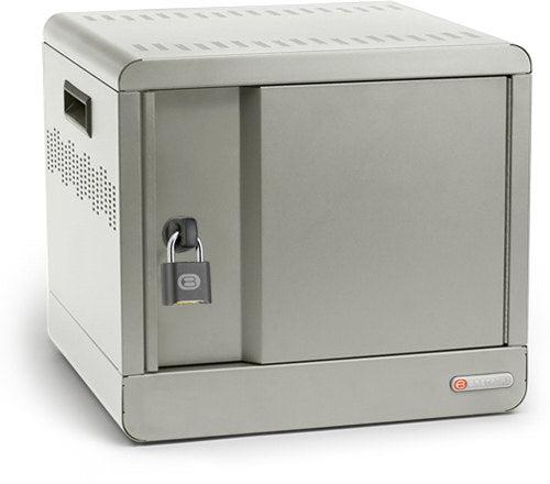 Bretford Cube Micro Station Portable Device Management Cabinet Grey