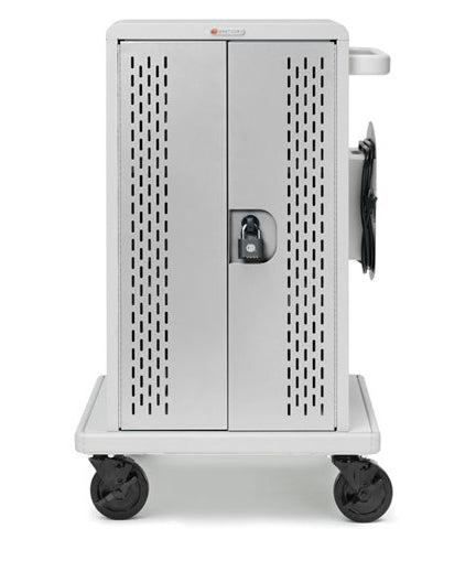 Bretford Core M Portable Device Management Cart Grey, Red