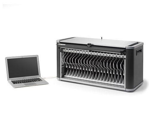 Bretford He406Bg2 Portable Device Management Cart/Cabinet Portable Device Management Cabinet Black