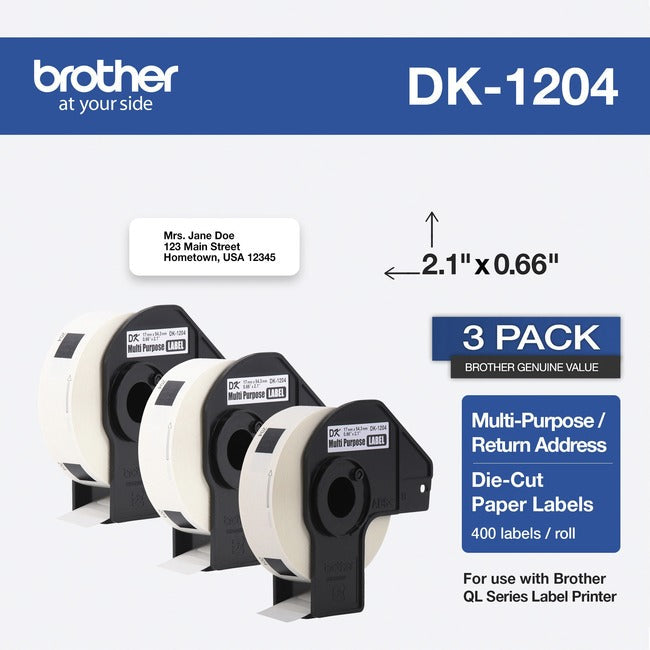 Brother DK Multipurpose Label DK12043PK