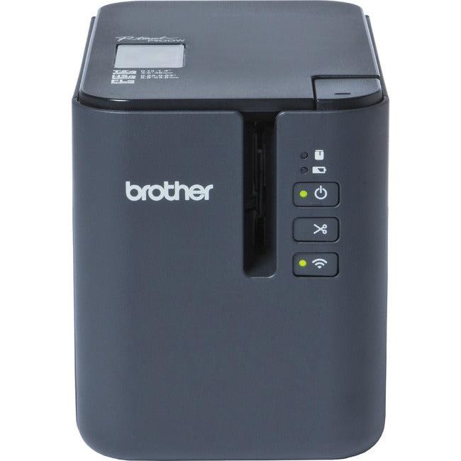 Brother P-touch PT-P900W Desktop Thermal Transfer Printer - Monochrome - Tape Print - USB - Serial - Wireless LAN PTP900W