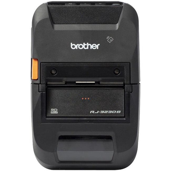 Brother RuggedJet RJ-3230B-LCP Mobile Direct Thermal Printer - Monochrome - Portable - Label/Receipt Print - Ethernet - USB - Bluetooth - Black RJ3230BL-CP