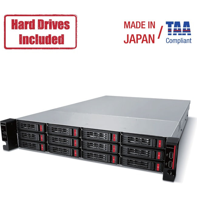 Buffalo TeraStation 51210RH Rackmount 16TB NAS Hard Drives Included TS51210RH1604