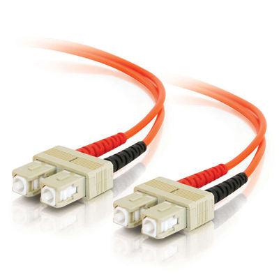 C2G 1M Sc/Sc Taa Duplex 62.5/125 Μm Fibre Optic Cable Orange