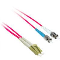 C2G 1M Lc/St Duplex 9/125 Single-Mode Fiber Patch Cable Fibre Optic Cable Red
