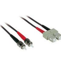C2G 1M Sc/St Duplex 62.5/125 Multimode Fiber Patch Cable Fibre Optic Cable Black