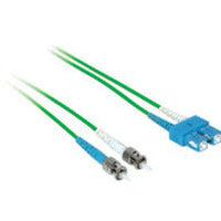 C2G 1M Sc/St Duplex 9/125 Single-Mode Fiber Patch Cable Fibre Optic Cable Green