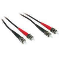 C2G 1M St/St Duplex 62.5/125 Multimode Fiber Patch Cable Fibre Optic Cable Black