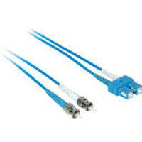 C2G 3M Sc/St Duplex 9/125 Single-Mode Fiber Patch Cable - Blue Fiber Optic Cable 118.1" (3 M)