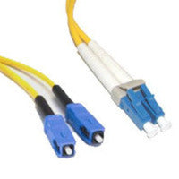 C2G 3M Usa Lc/Sc Duplex 9/125 Single-Mode Fiber Patch Cable Fibre Optic Cable Yellow