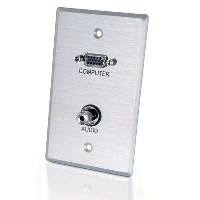C2G 40505 Wall Plate/Switch Cover Aluminium