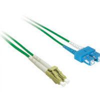 C2G 5M Lc/Sc Duplex 9/125 Fibre Optic Cable Green