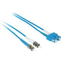C2G 5M Sc/St Duplex 9/125 Single-Mode Fiber Patch Cable - Blue Fiber Optic Cable 196.9" (5 M)