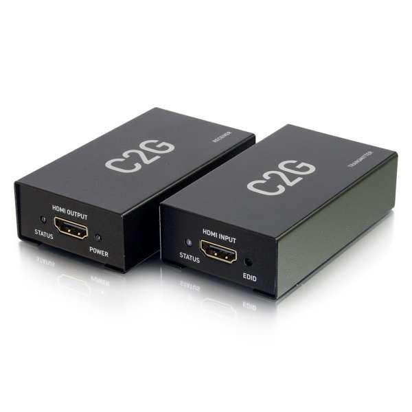C2G 60180 Av Extender Av Transmitter & Receiver Black