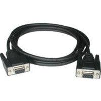 C2G 6Ft Db9 F/F Null Modem Cable Signal Cable 1.83 M Black