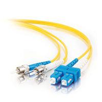 C2G 8M Sc/St Duplex 9/125 Single-Mode Fiber Patch Cable Fibre Optic Cable Yellow