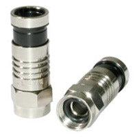 C2G Compression F-Type W/ O-Ring F/ Rg6 - 50Pk