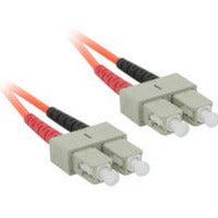 C2G Fiber Optic Duplex Patch Cable, 2 X Sc, 2 X Sc, 10 M Fibre Optic Cable Orange