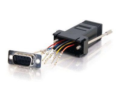 C2G Rj45/Db9M Black