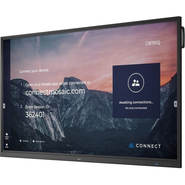 NEC Display 86 UHD Collaborative Board" CB861Q-C1