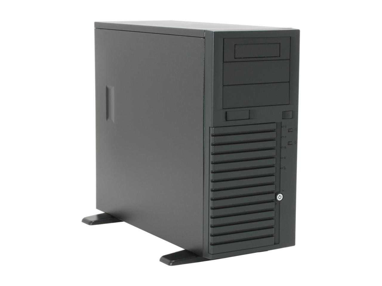 Chenbro Sr20969-Co Black 0.8 Mm Secc Pedestal Entry Level Atx Server/Workstation Chassis 3 External 5.25" Drive Bays