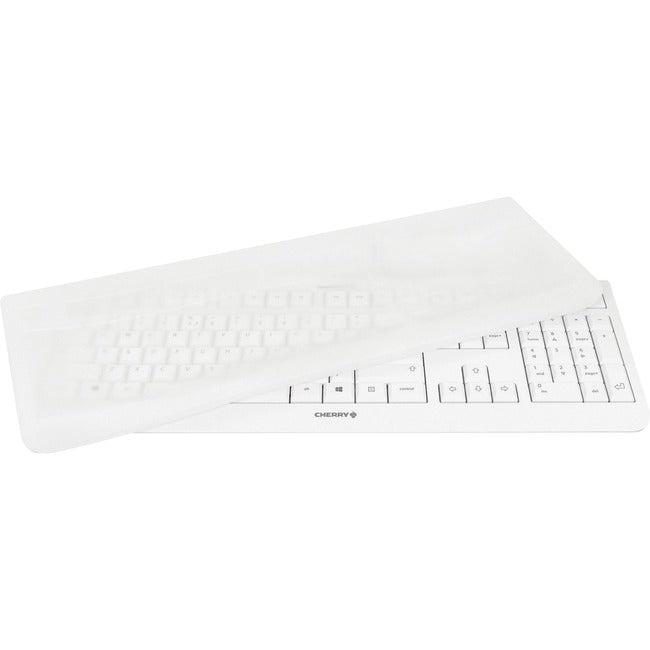 CHERRY WHITE EZCLEAN Wired Covered Cleanable Keyboard EZN-0800EU-0