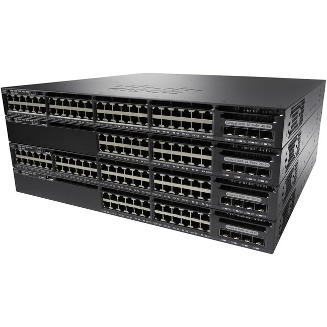 Cisco Cert Refurb Cat 3650,48Port Poe 2X10G Uplink Remnfctrd