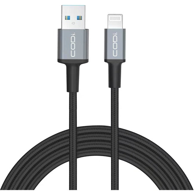 CODi 6' Braided Nylon USB-A to Lightning (MFI Certified) Charge & Sync Cable A01070