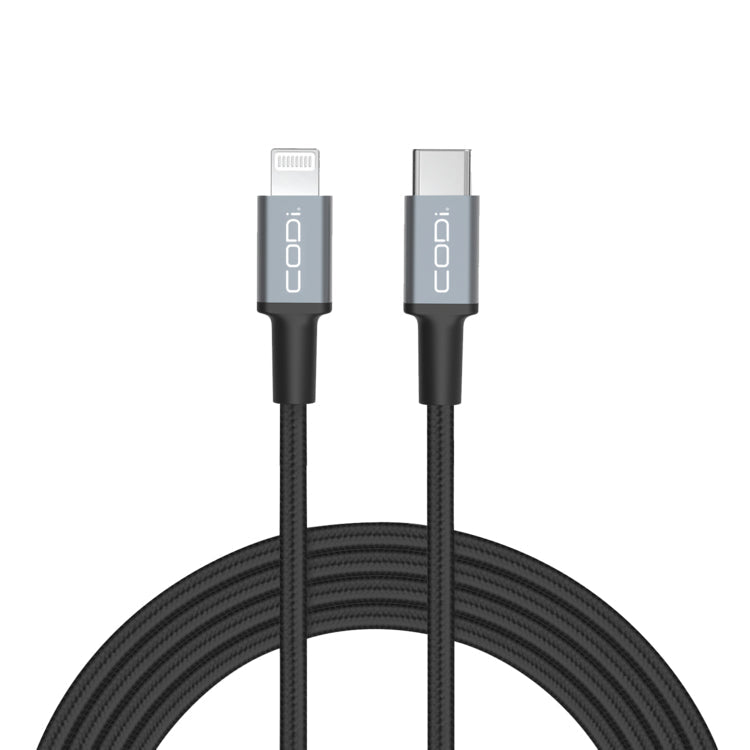 CODi 6' USB-C to Lightning (MFI Certified) Braided Nylon Charge & Sync Cable A01072