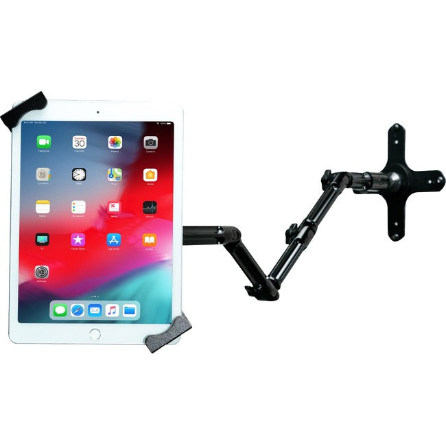 CTA Digital Custom Flex Security Wall Mount for 7-14 Inch Tablets, including iPad 10.2-inch (7th/ 8th/ 9th Gen.) PAD-CFWMS