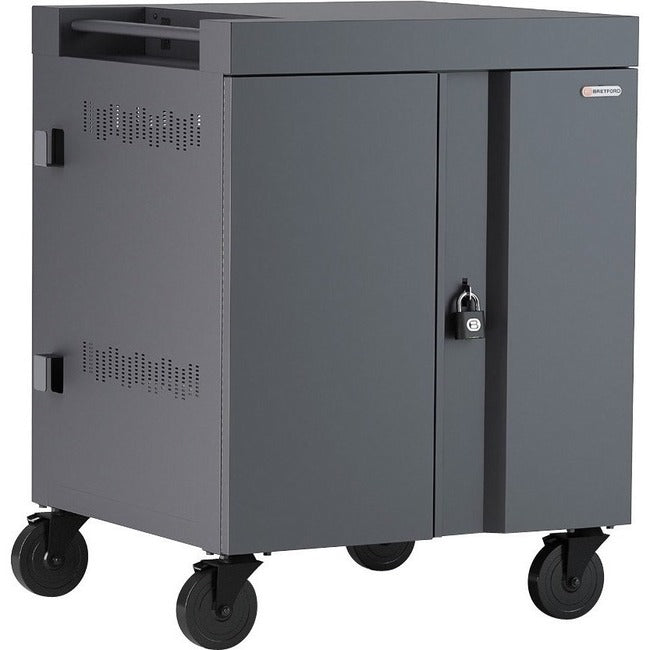 Cube Cart 36 Ac Black Pumice,Ac Charge 1.24In W Slots