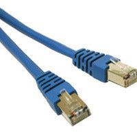 Cat5e Shielded Ethernet Cable 10ft - Blue STP Network Patch Cable | C2G 27256