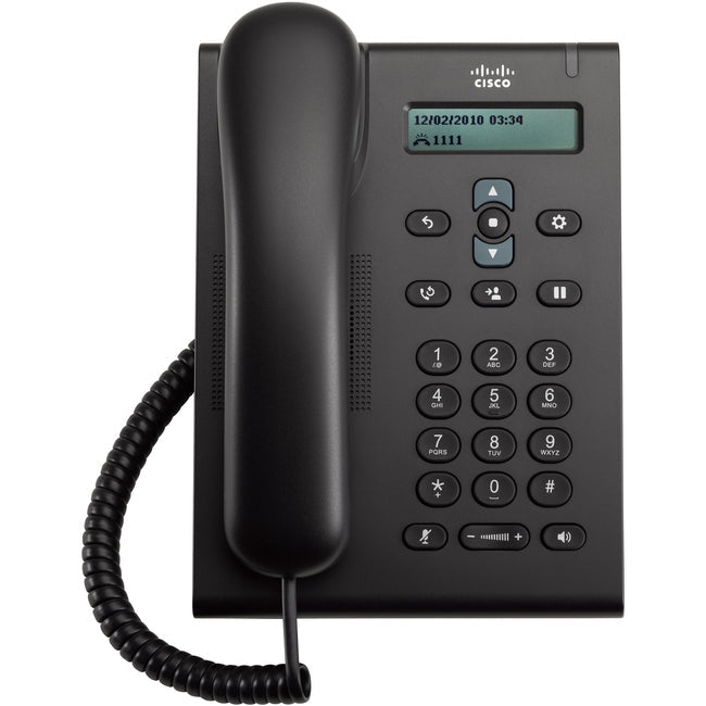 Cisco 3905 Ip Phone - Corded - Wall Mountable, Desktop - Charcoal