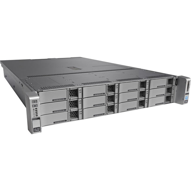 Cisco C240 M4 2U Rack Server - 2 x Intel Xeon E5-2630 v3 2.40 GHz - 128 GB RAM - Serial ATA Controller UCS-SP-C240M4L-S1