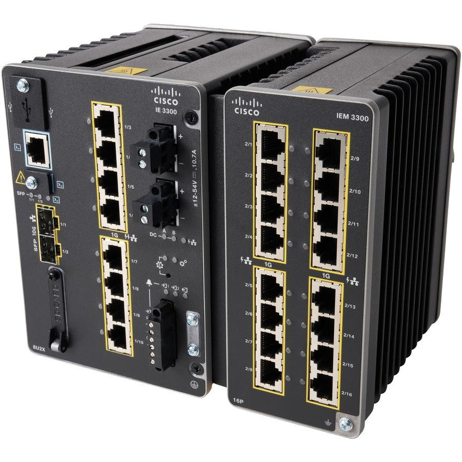 Cisco Catalyst IE3300 Industrial Switch - Rugged 10G Managed PoE+ Switch | TecISoft IE-3300-8U2X-E