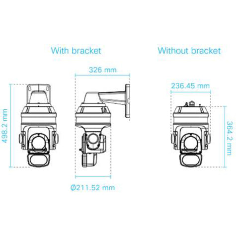 Cisco HD Network Camera - Monochrome, Color - Dome CIVS-IPC-8930=