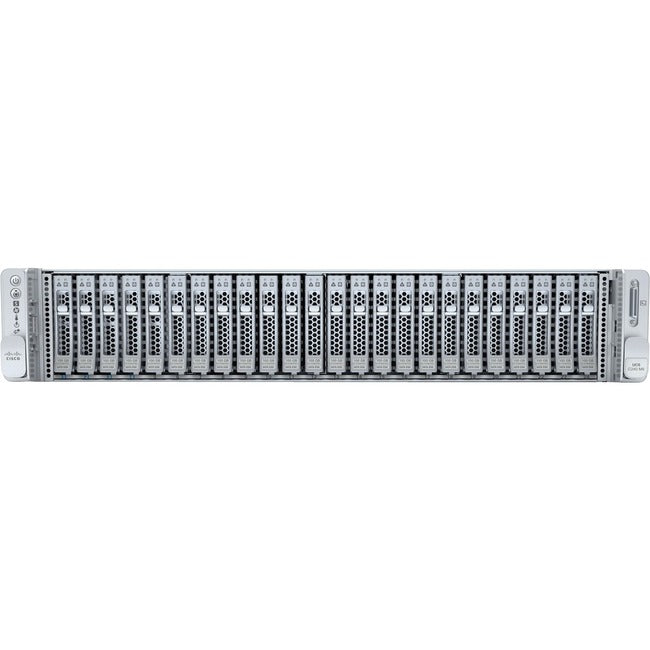 Cisco HyperFlex Barebone System - 2U Rack-mountable - 2 x Processor Support HXAF240C-M6SX
