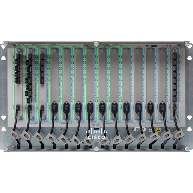 Cisco Mechanical Frame for Passive Units, 14 Slots with USB Hub, 6 RU NCS2K-MF-6RU=