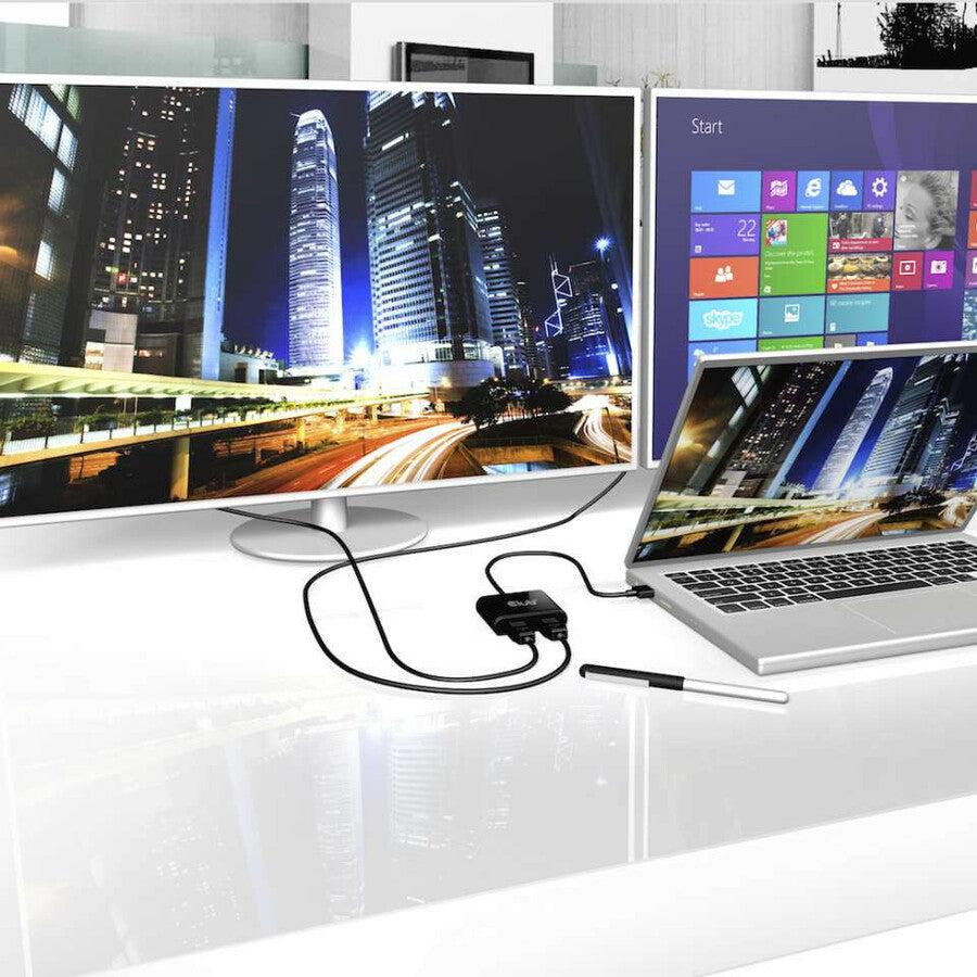 Club 3D USB A to HDMI 2.0 Dual Monitor 4K 60Hz CSV-1474