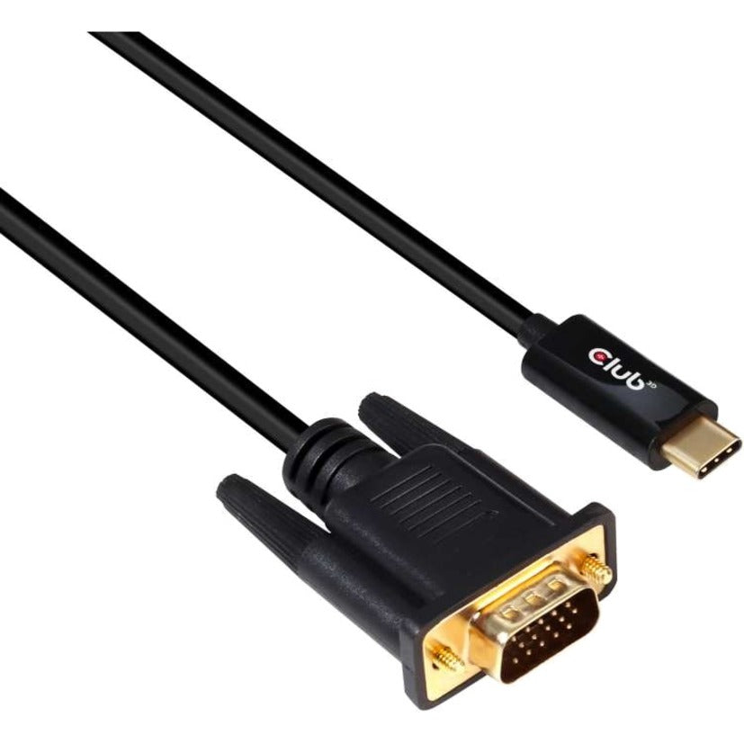 Club 3D USB Type C to VGA Active Cable M/M 5m/16.40ft CAC-1512