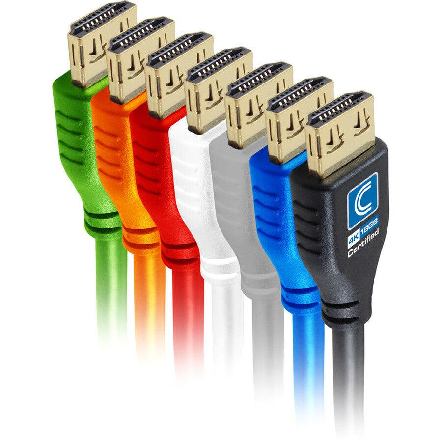 Comprehensive MicroFlex Pro AV/IT Integrator HDMI A/V Cable MHD18G-12PROBLKA