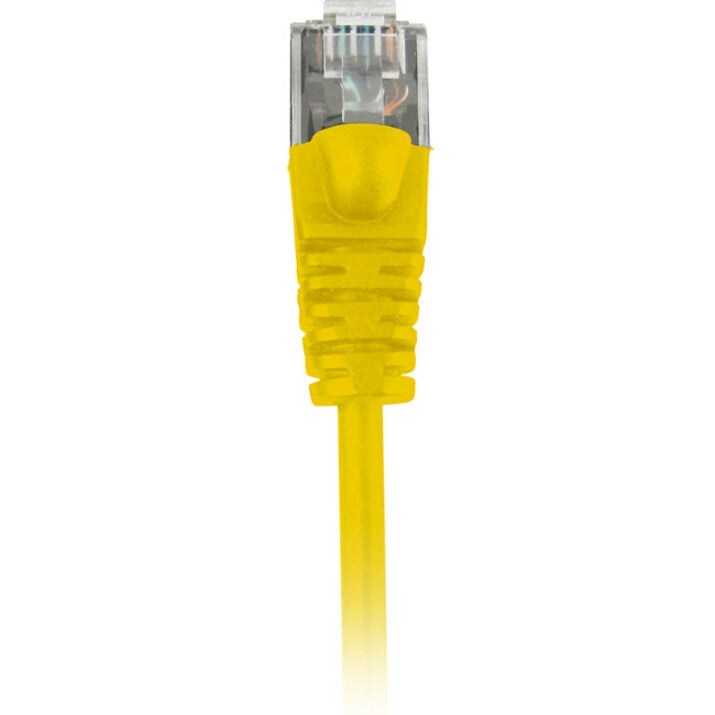Comprehensive MicroFlex™ Pro AV/IT Integrator Series™ CAT6 Snagless Patch Cable Yellow 1ft MCAT6-1PROYLW
