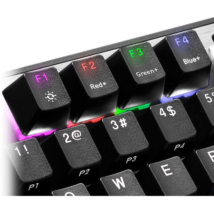 Cooler Master Ck-530-Gktl1-Us Usb Wired Gaming Keyboard W/ Blue Switch (Gunmetal Black)