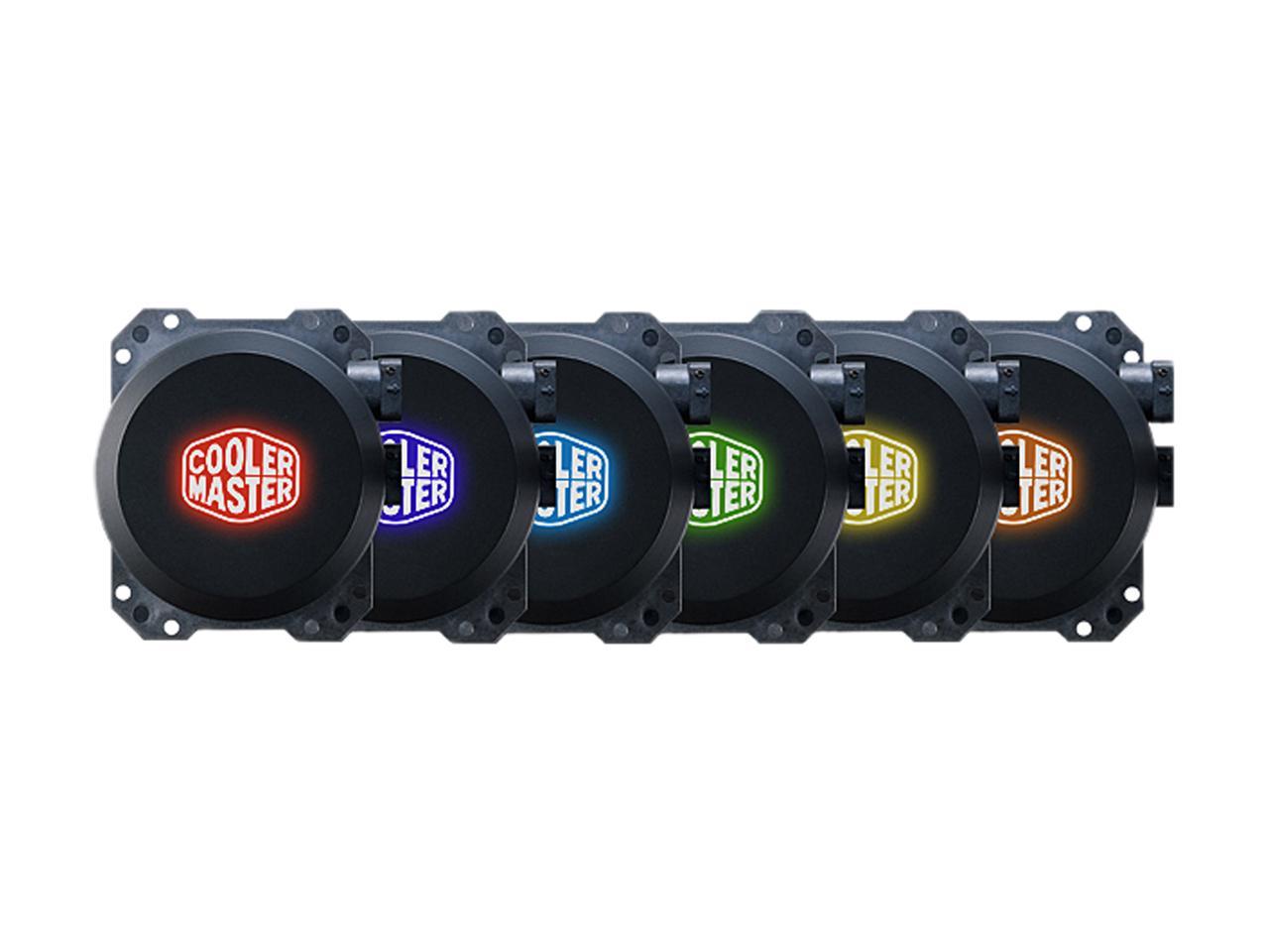 Cooler Master Masterliquid Ml240L Rgb Close-Loop Cpu Liquid Cooler, 240Mm Radiator, Dual Chamber Rgb