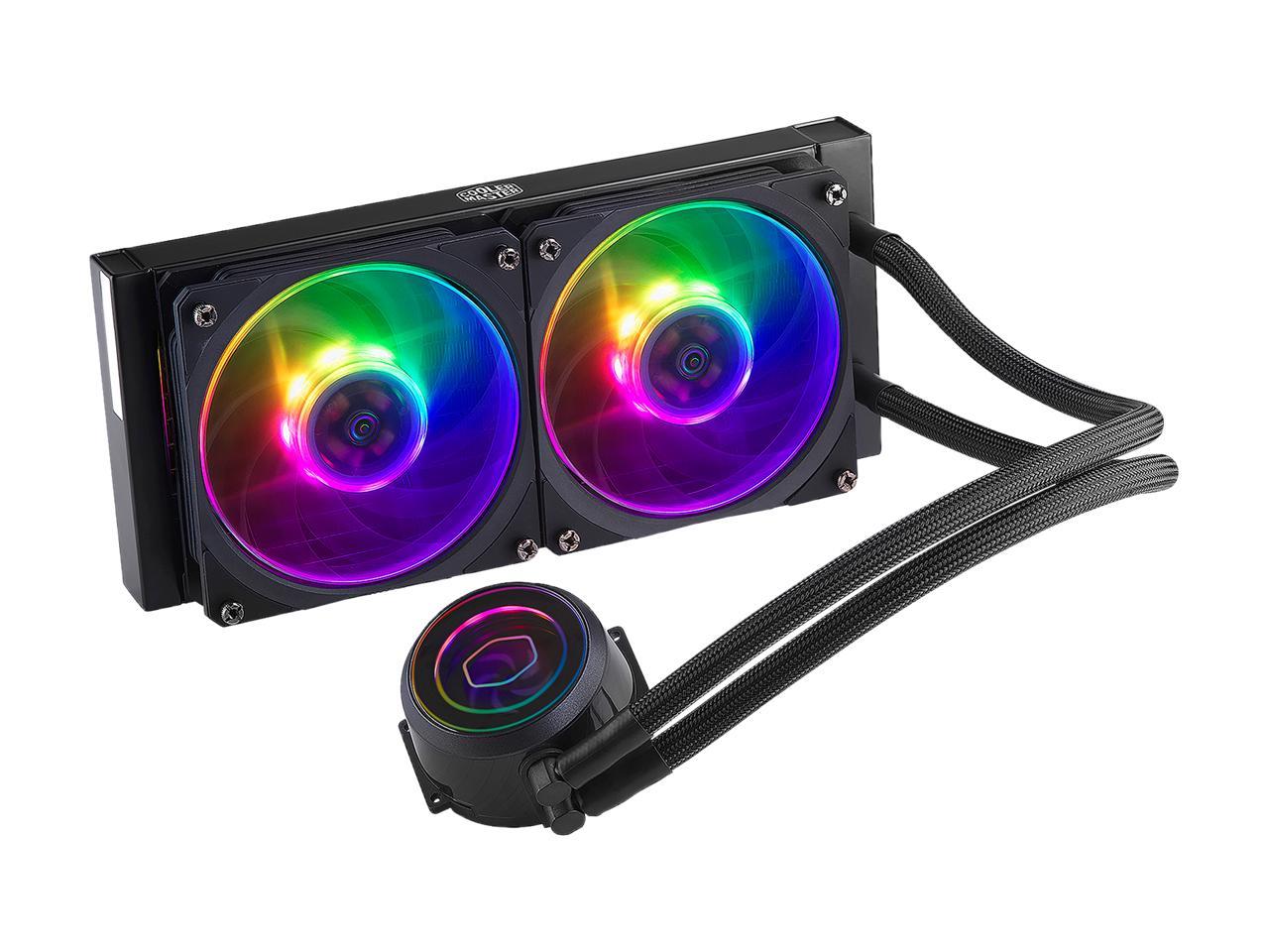 Cooler Master Masterliquid Ml240P Mirage Argb Close-Loop Aio Cpu Liquid Cooler, 240 Radiator,