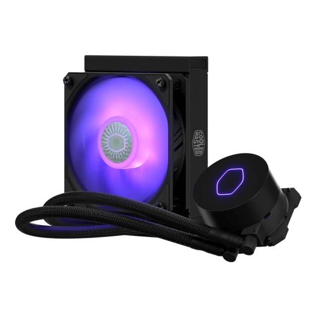 Coolermaster Mlw-D12M-A18Pc-R2 Masterliquid Ml120L Rgb V2, Close-Loop Aio Cpu Liquid Cooler, 3Rd Gen