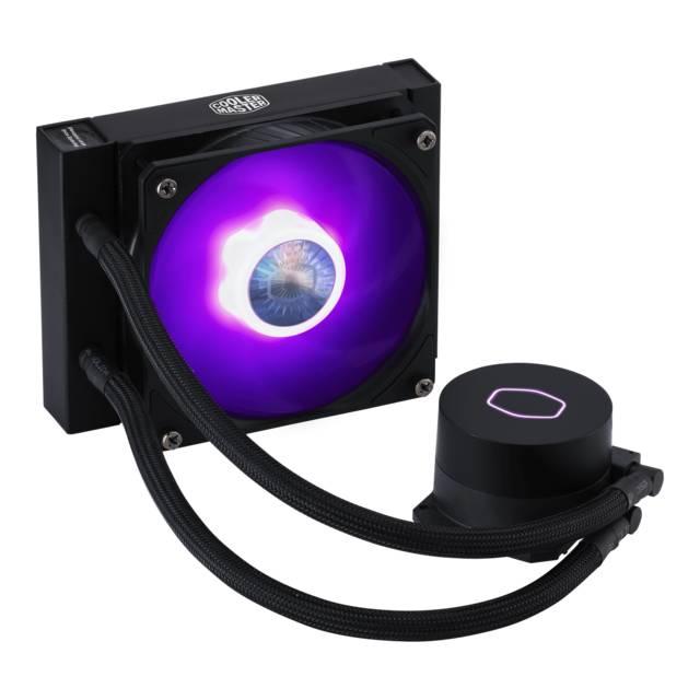 Coolermaster Mlw-D12M-A18Pc-R2 Masterliquid Ml120L Rgb V2, Close-Loop Aio Cpu Liquid Cooler, 3Rd Gen