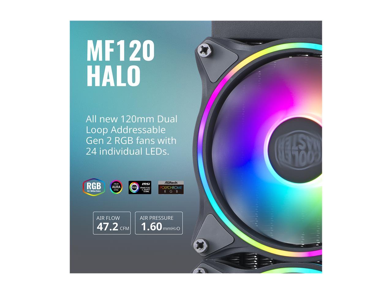 Coolermaster Masterliquid Ml360 Illusion, Translucent Dome, 3Rd Gen Dual Chamber Pump, 240 Radiator,